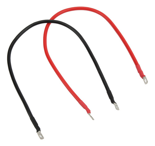 Cable Inversor De Batería, 2 Piezas, Rojo Y Negro, Calibre 8