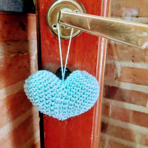 Imagen 6 de 10 de Corazon Crochet Bautismos Comuniones Baby Shower X20