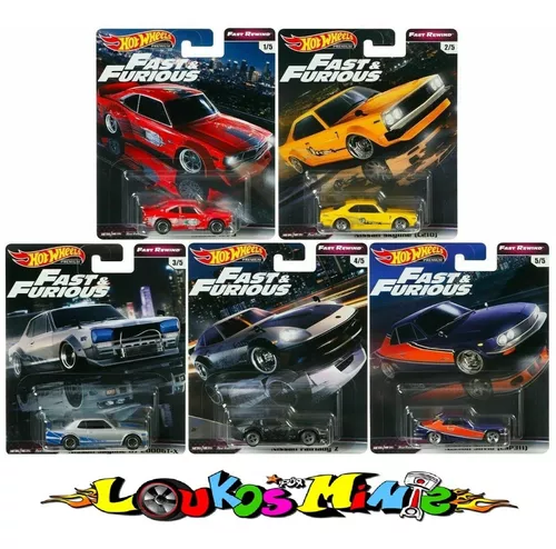 Hot Wheels Premium - Velozes e Furiosos - Hot Wheels - Set completo