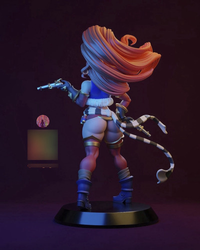 Red Monika - Battle Chasers Nightwar - Resina 12k -