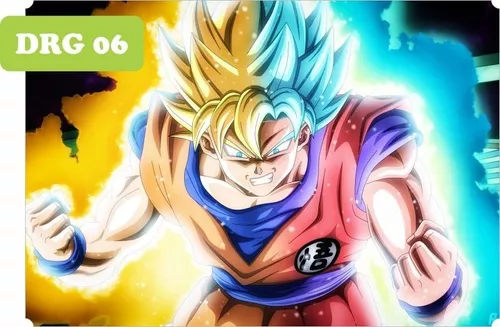 Adesivo Decorativo Parede Dragon Ball Z Goku Alta Resolução