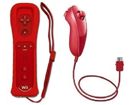 Wiimote Motion Plus + Nunchuck + Funda +sujetador Wiiu Wii U