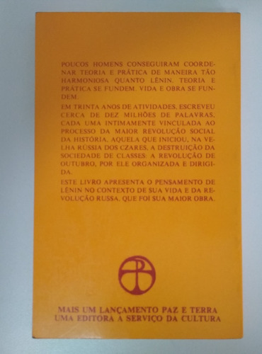 Vida E Obra De Lênin (Usado)