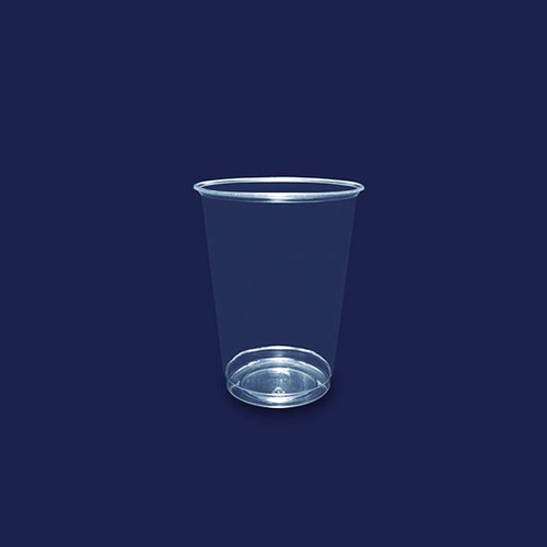 Vaso De Plástico Cristal 10oz Tapa Plana, 100 Juegos