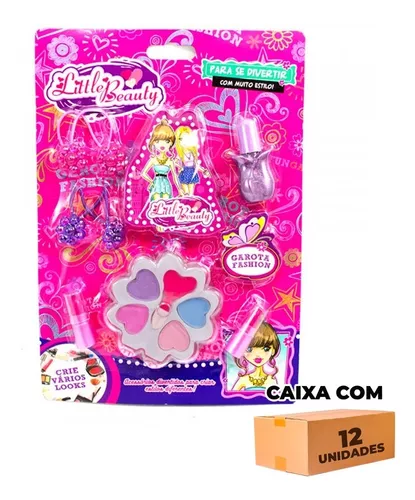 Kit Maquiagem Para Boneca, 12 Und, Atacado Ref.cp132974