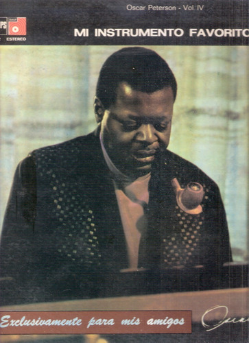 Oscar Peterson: Vol.4 Mi Instrumento Favorito / Lp Mps Basf