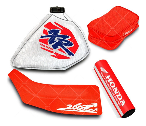 Kit Funda Tanque Asiento Cartuchera Pad Honda Xr200r 94 Fmx