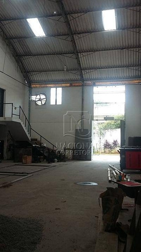 Galpão Para Alugar, 460 M² Por R$ 6.000,00/mês - Vila Sacadura Cabral - Santo André/sp - Ga0489