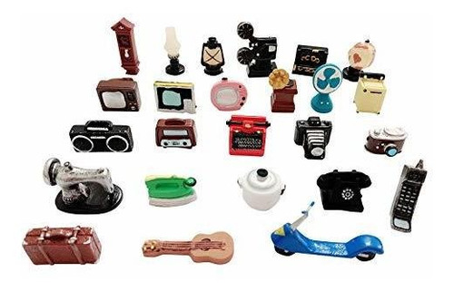 25pcs Miniature Resin Retro Home Appliances Decoration...