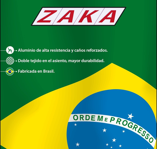 Reposera En Aluminio Modelo Slim Zaka. Hecho Para Durar!!