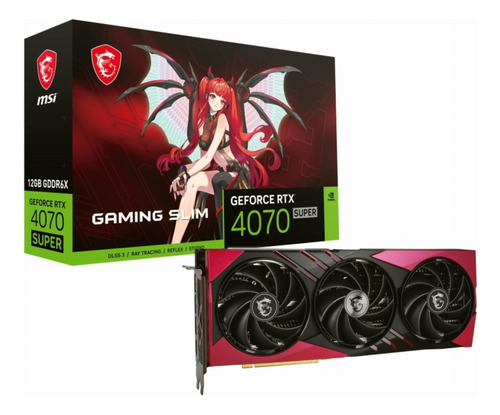 Geforce Rtx 4070 Super 12g Gaming X Slim MLG, 192-bit