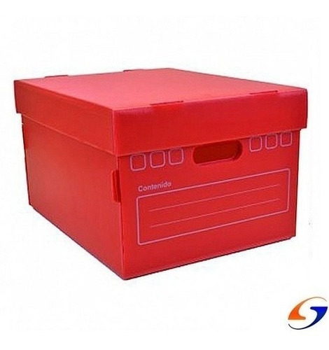 Caja Archivadora Plastico Corrugado 42x32 Serviciopapelero