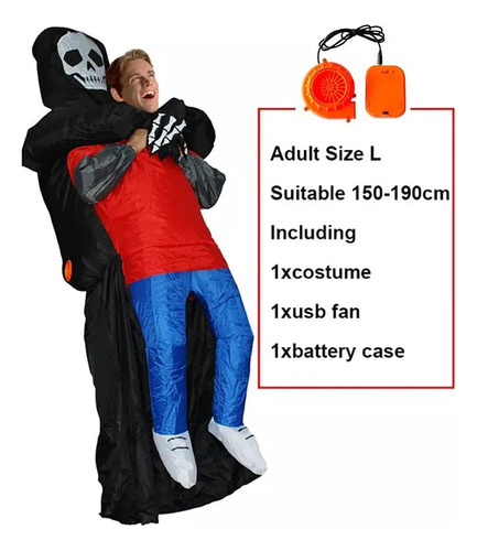 Disfraz Inflable De Fantasma Para Adultos