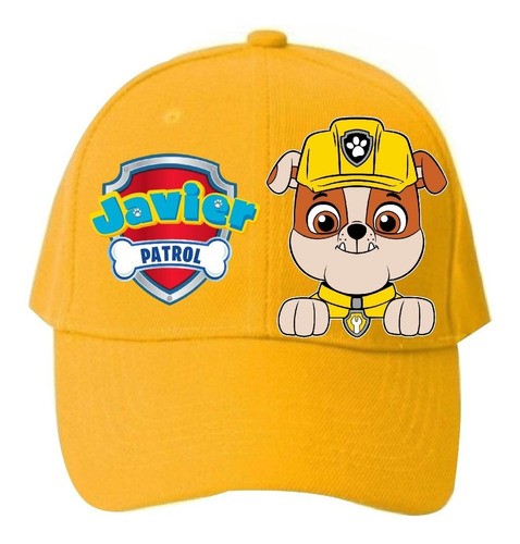 Jockey Rubble Paw Patrol 2 Niños Personalizado 