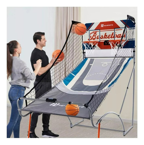 Juego De Mesa Marcador Electronico Doble Canasta Basquetbol