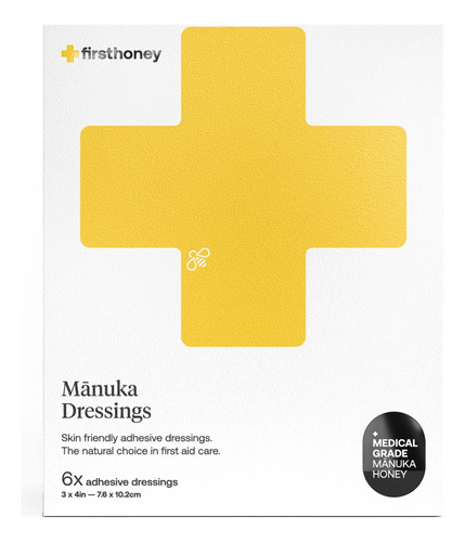 First Honey Manuka Honey - Paquete De 6 Vendas Adhesivas | S