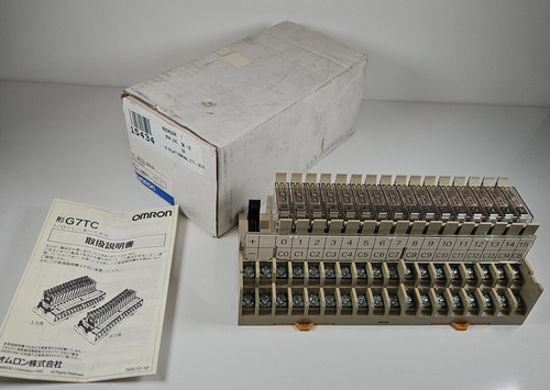 New Omron G7tc-oc16 I/o Relay Terminal 24vdc Remote Cct