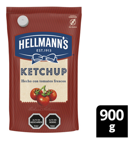 Hellmann's Ketchup Regular Doypack  900gr