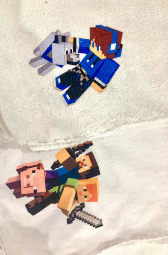 Individuales Minecraft Para Pintar Lavar Y Volver A Pintar