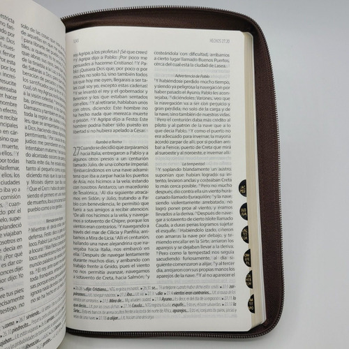 Biblia Textual Iv Edición Imit. Piel Marron Cierre Indices