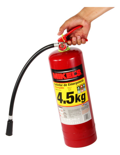Extintor De Emergencia Recargable 4.5 Kilogramos Ee-4.5