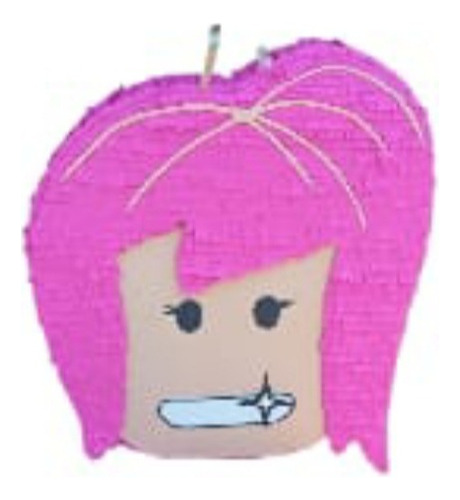 Piñata Cartón Arcoirispapel Colorido 1 Unidad Fucsia Roblox Roblox Nena Mediana