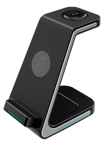 Cargador Inalámbtico 3 En Uno Con Luz Led