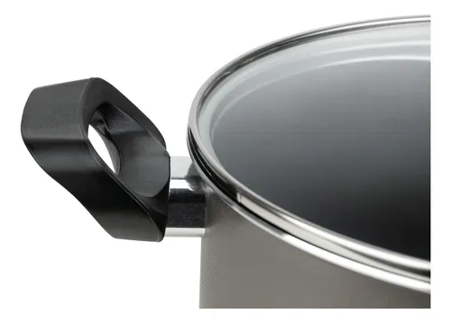 Cacerola Con Tapa 24cm Brinox Modelo Maple Plata