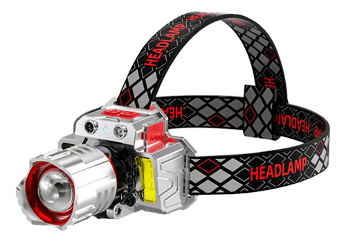 Lampara Recargable Led Minera Accesorios Tacticos Camping