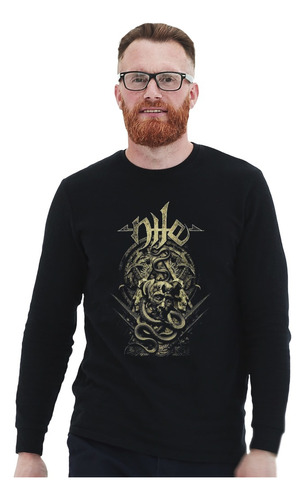 Polera Ml Nile Skull Poster Metal Impresión Directa