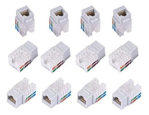 Cat6 Rj45 Keystone Jack Punch-down Network 45 Grados (termin