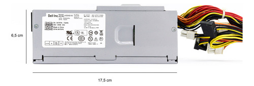 Fuente de poder para PC Dell OptiPlex H250AD-00 250W gris 127V