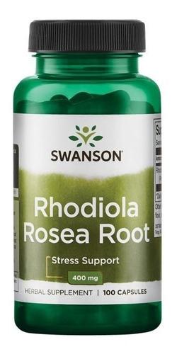 Rhodiola Rosea Root 100cap 400mg Swanson Usa