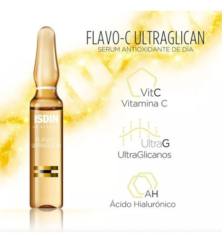 Isdinceutics Flavo-c Ultraglican 30 Ampollas 2ml C/u