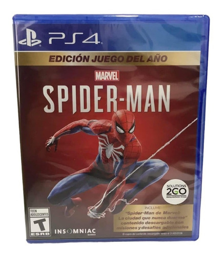 Spiderman Game Of The Year Edition Ps4 Nuevo Envio Gratis!!