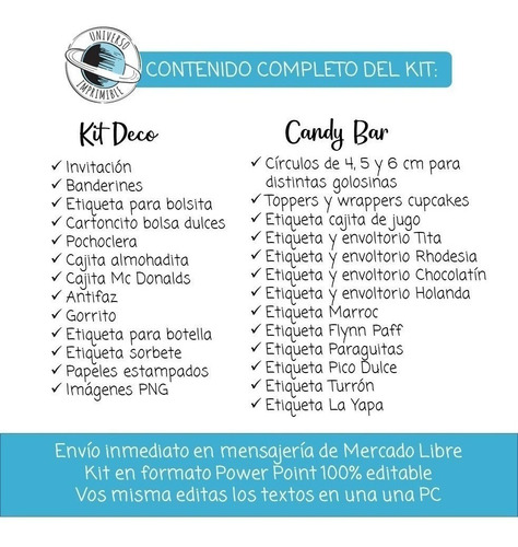Kit Imprimible La Sirenita Princesa Ariel 100% Editable