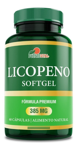 Licopeno 60 Capsulas 385mg. Softgel. Agronewen