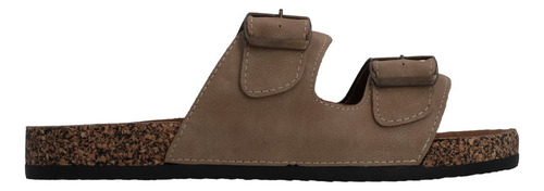 Sandalia Casual Caballero Taupe Ajustable