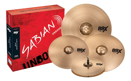 Sabian Juego De Platillos B8x Performance, Latón, Pulgadas.