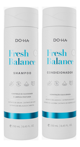 Kit Fresh Balance Do.Ha controle oleosidade shampoo e condic
