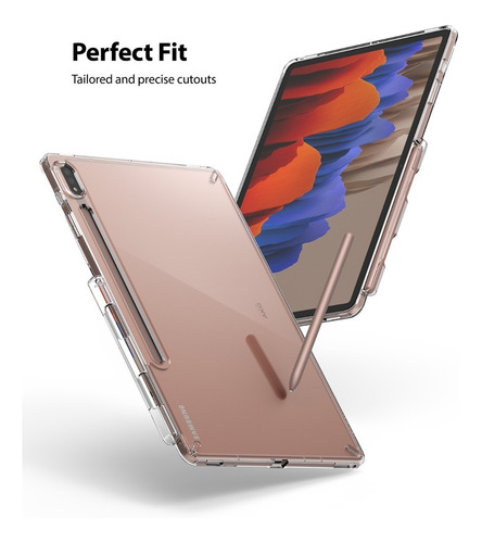 Imagen 2 de 6 de Funda Samsung Galaxy Tab S7 Plus Ringke Fusion Anti Impacto