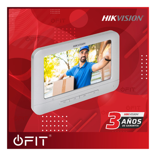 Imagen 5 de 10 de Kit Portero Visor Hikvision + Pantalla + Cámara Exterior Hd