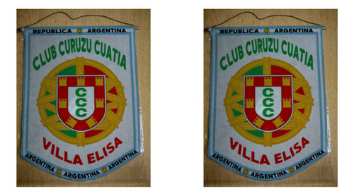 Banderin Chico 13cm Club Curuzu Cuatia Villa Elisa