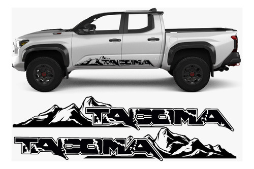 X2 Sticker Adhesivo Toyota Tacoma 8 Años De Durabilidad