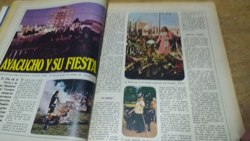  Revista Autoclub Aca N° 66 Ayacucho Fiesta  Ternero  1972