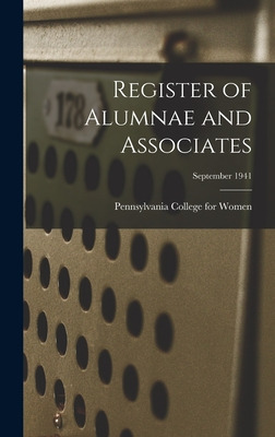 Libro Register Of Alumnae And Associates; September 1941 ...