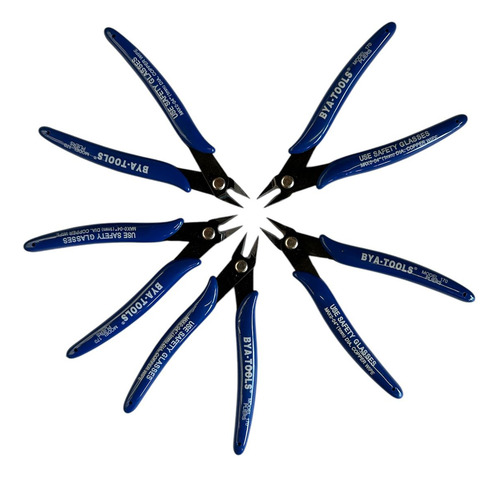 Kit 5 Alicates Corte Rente Diagonal - Corte De Cabos E Fios
