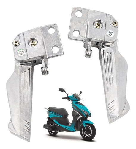 Par Posapies Traseros D 150 Modena 125 Adecuado Para Scooter
