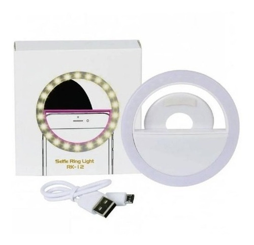 Imagen 4 de 10 de Aro Luz Led Celular Selfies Recargable Anillo Ring Light Usb