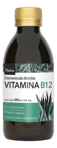 Vitamina B12 Bebible Máxima Absorción Natier 250ml